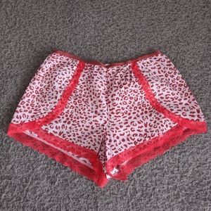 VS Lace Trim Sleep Shorts NWT